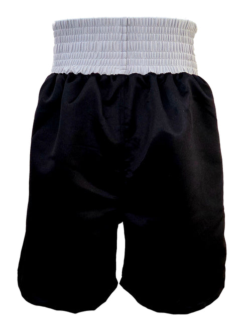 Title Boxing Trunks Satin Black